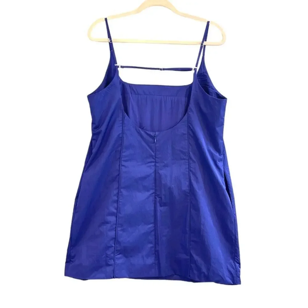 Free People Royal Blue Mini Slip Dress RARE
